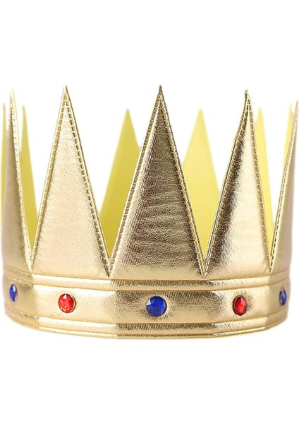 Altın Renk Eva Yumuşak Kral Kraliyet Tacı Yetişkin Çocuk Uyumlu 55 cm indirimleri