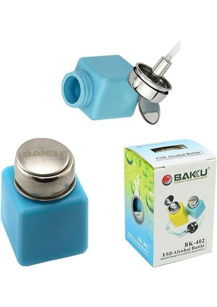 BK-402 100 Ml. Plastik Boş Alkol Şişesi