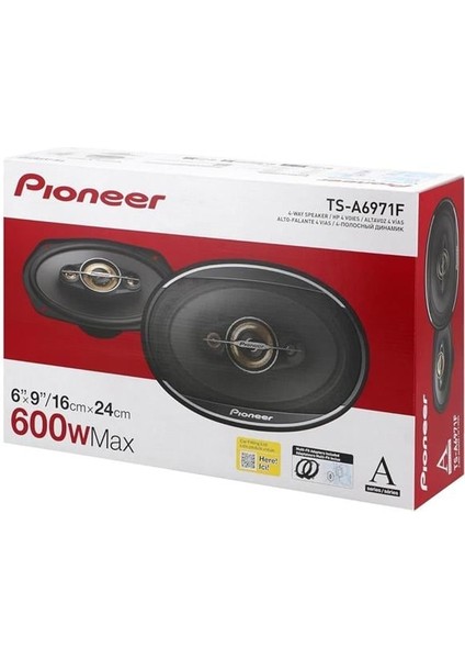 Pıoneer TS-A6971F 600 Watt 6x9 Oval Oto Hoparlör (2li Takım)