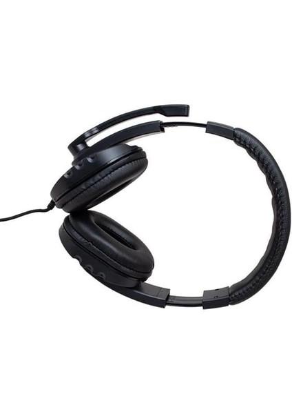 3.5 mm Stereo Kablolu Ledli Mikrofonlu Siyah Gaming Oyuncu Kulaklık HL-5351