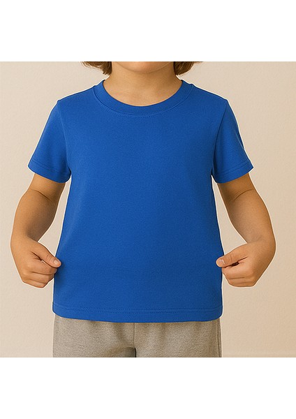 Düz Renk Çocuk T-Shirt