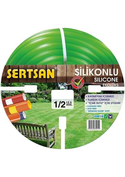 Sertsan 1/2 Ekolüks Silikonlu Hortum 25 Metre