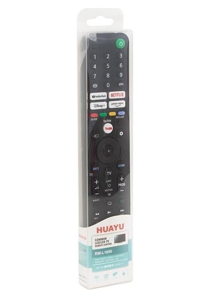 Sony Netflix-Youtube-Prime Video-Disney+ Tuşlu LCD LED Tv Kumanda RM-L1690 fiyatları