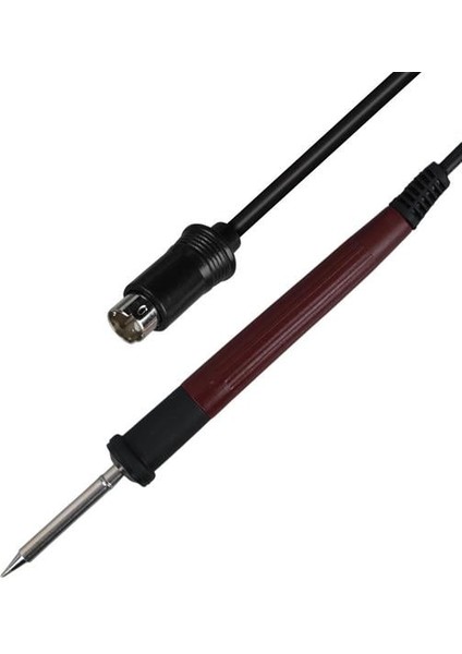 950T-PRO Lehim Istasyonu Için Yedek Isı Ayarlı Kalem Havya Koyu Bordo