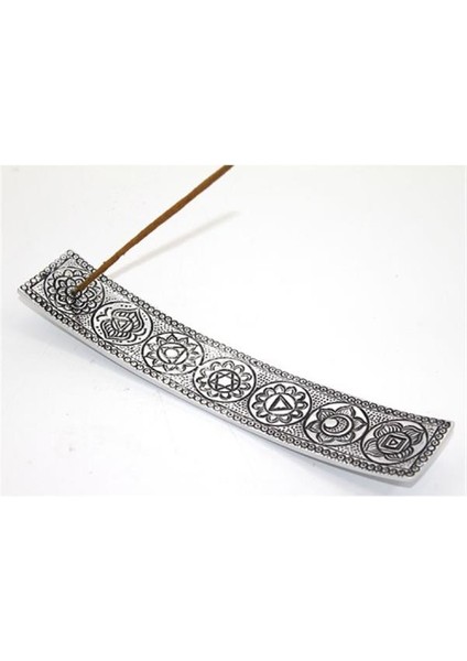 Metal Kayık 7 Çakra (Chakra) Tütsülük