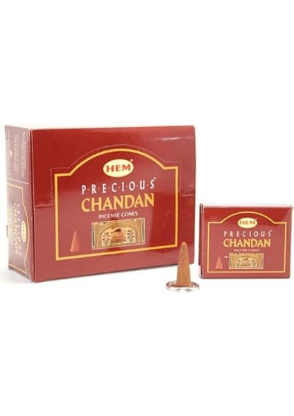 Precious Chandan Aromalı Konik Tütsü