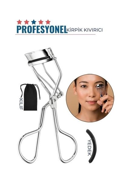 Kirpik Kıvırıcı Klılflı Profesyonel