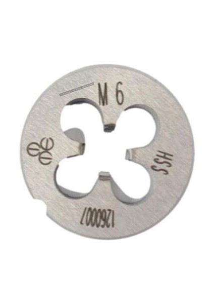 M6 x 1 Pafta Normal Vidalı Hss Dın 223/B