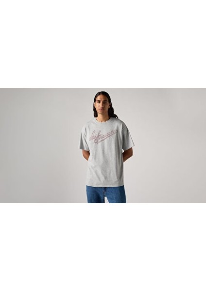 Vintage Fit Graphic Tee Script