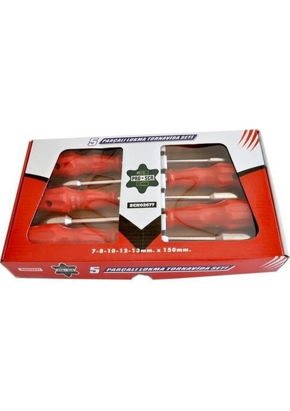 Pro-Scr 02677 Lokma Tornavida Seti 5 Parça