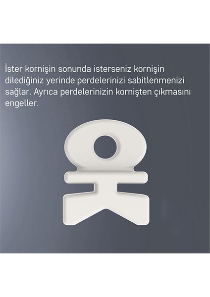 Perde Korniş Finali Sonu 36 Adet Craftme Design
