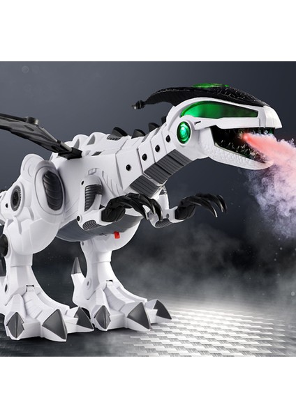 Sis Püskürtme Robotu Ejderha Oyuncak Çocuklar Yürüyen Dinozor Ateş Nefesli Su Spreyi Işıklar ve Seslerle (Yurt Dışından)