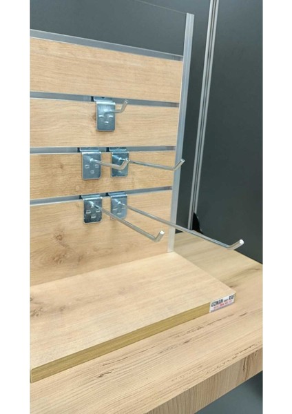 50 Adet - 10 cm - Kanallı Pano Kancası modelleri