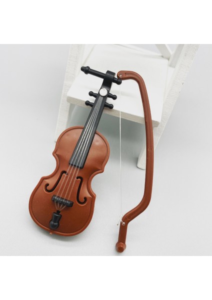 Plastik Bebek Evi Mini Keman El Sanatları Minyatürler Dıy Bebek Evi Keman Mini Müzik Aleti Modeli Bebek Evi Aksesuarı Için (Yurt Dışından) indirimleri