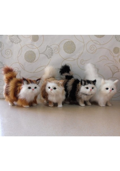 Tüylü Peluş Kedi Peluş Hayvan Oyuncak Noel Doğum Günü Hediyesi (Yurt Dışından) fiyatları