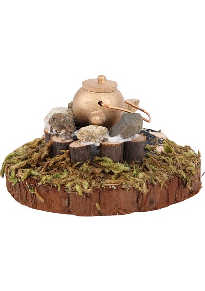 1:12 Bebek Evi Minyatür Isıtmalı Su Modeli Mini Açık Hava Villa Bahçe Sahnesi Aksesuarı Vahşi Soba (Yurt Dışından) modelleri