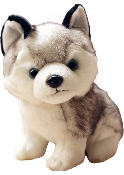 18CM Husky Peluş Oyuncaklar Simülasyon Evcil Hayvan Köpek Doldurulmuş Peluş Oyuncak Çok Amaçlı Sevimli Yavru Köpek Doldurulmuş Bebek Doğum Günü Hediyesi Noel Yeni Yıl Için (Yurt Dışından) fırsatları