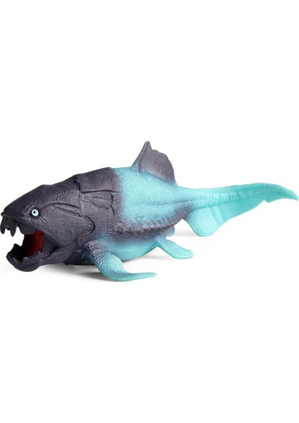 Gerçekçi Deniz Hayvanı Figürleri Simülasyon Kauçuk Antik Dunkleosteus Terrell Heykelcik Oyuncak Dekompresyon Oyuncak Çocuklar Şaka Aksesuarları (Yurt Dışından)