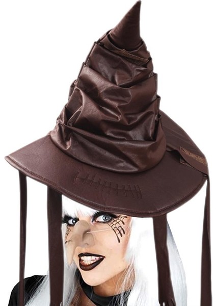 Cadılar Bayramı Büyücü Cadı Şapkası Cadılar Bayramı Cosplay Kostüm Partisi Malzemeleri Süslemeleri (Yurt Dışından)