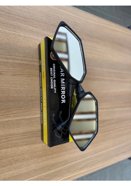 Bujamoto 10MM Motosiklet Aynası - Premium Kalite - Touring Ayna