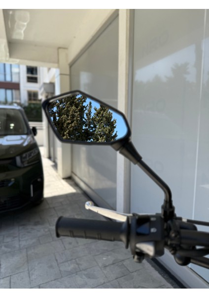 Bujamoto 10MM Motosiklet Aynası - Premium Kalite - Touring Ayna indirimleri
