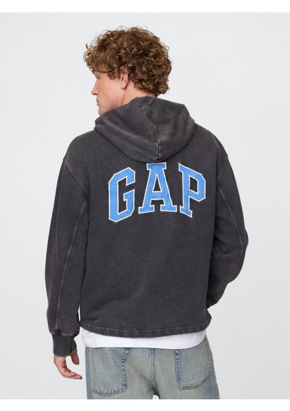Erkek Siyah Gap Logo Sweatshirt indirimleri