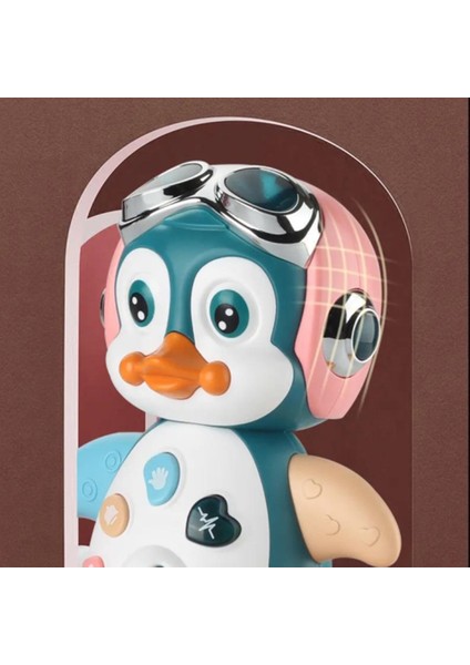 Müzikli Dans Eden Penguen Oyuncağı Müzik ve Işıklar Bebek Erken Eğitim Oyuncakları Kız ve Erkek Çocuklar Için (Yurt Dışından)