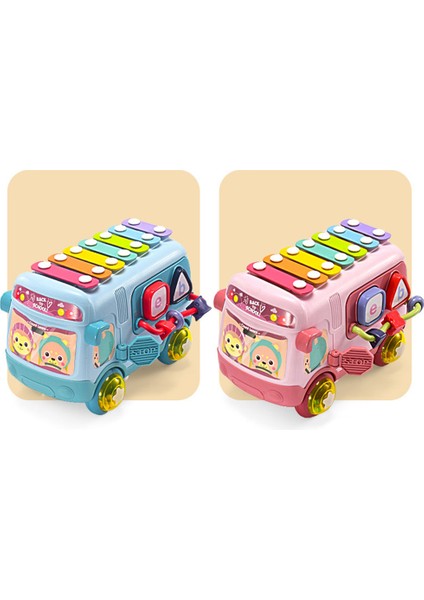Müzik Aleti Bebek Oyuncakları Vuruş Piyano Otobüsü Şekil Müzik Öğrenme Oyuncakları El Göz Koordinasyonu Geliştirme Oyuncakları 1-3 Yaş Üstü Çocuklar Için (Yurt Dışından) fırsatları