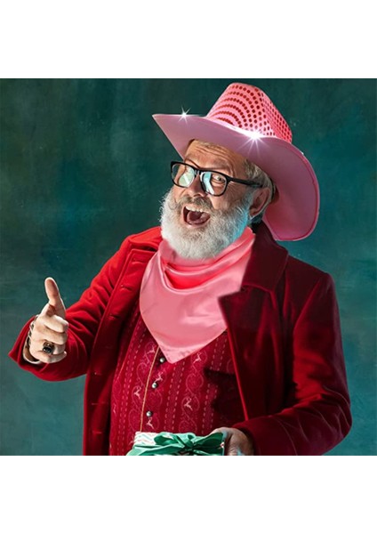 2 Adet Işıklı Kovboy Şapkası Pullu Eva Kovboy Şapkası Cadılar Bayramı Noel Kovboy Kız Giydirme Kostüm Aksesuarları Eğlenceli Parti Şapkaları (Yurt Dışından) indirimleri