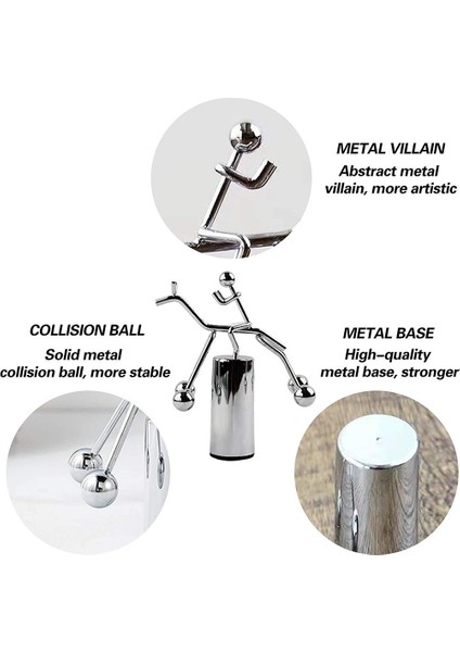 Metal Sanat Denge Oyuncak Mini Çelik Denge Masa Dekoru Denge Bilimi Dekorasyonu Sallanan Sarkaç El Sanatları (Yurt Dışından) modelleri