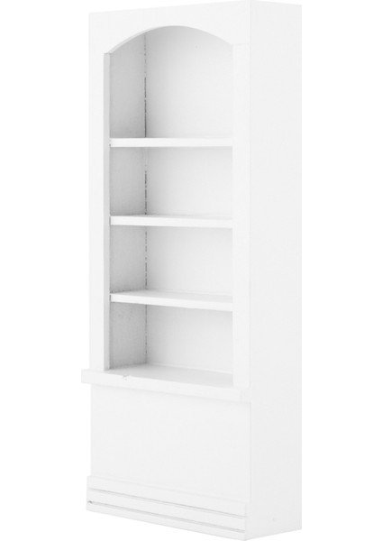 1:12 Bebek Evi Minyatür Ahşap Kitaplık Simüle Mobilya Modeli Oyuncak Aksesuarı (Beyaz) (Yurt Dışından) modelleri