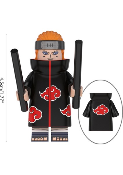 8 Adet Mini Anime Figürleri Seti Yapı Blok Oyuncakları Koleksiyonu Figürler Parti Hediyeleri Malzemeleri Doğum Günü Hediyeleri (Yurt Dışından)