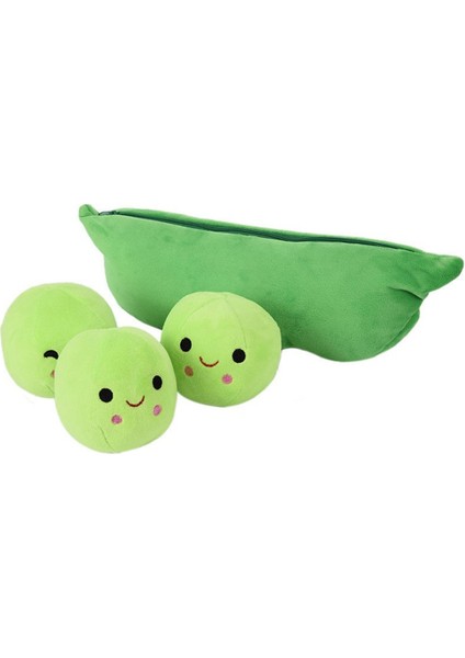 Peluş Oyuncak Yumuşak Yastık Doldurulmuş Bezelye Kabuğu Oyuncakları Çocuk Hediyesi (Yurt Dışından)