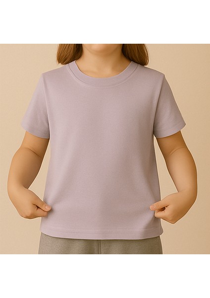 Düz Renk Çocuk T-Shirt