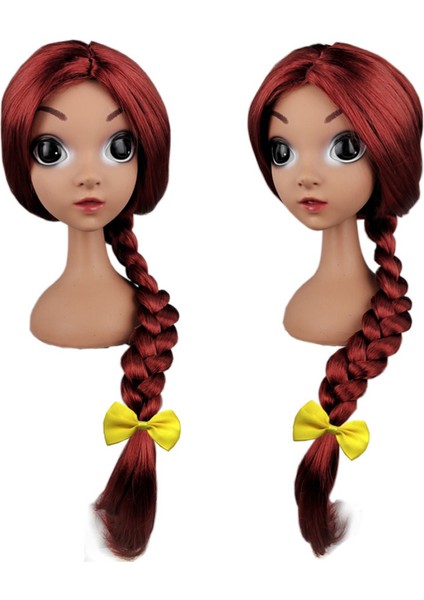 Karikatür Figürü Cosplay Peruk Sentetik Peruk Kadınlar Cadılar Bayramı Karnaval Cosplay Parti Kostümü Günlük Peruk (Yurt Dışından) modelleri