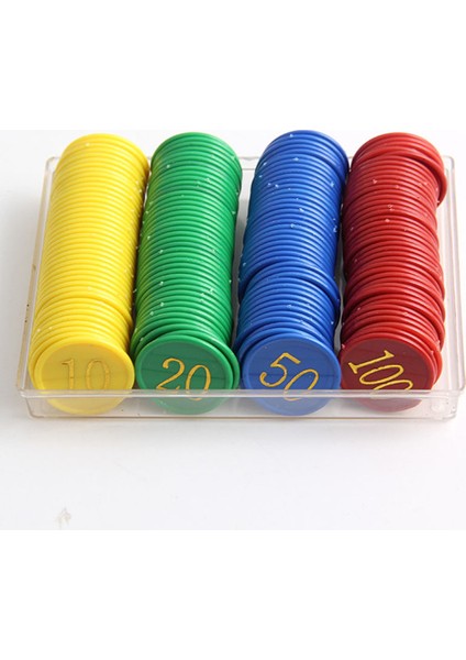 160 Adet Plastik Poker Fişi Değeri 10 20 50 100 Jetonlar Madeni Paralar Masa Oyunu Fişleri Için Büyük Sayılar (Yurt Dışından) modelleri