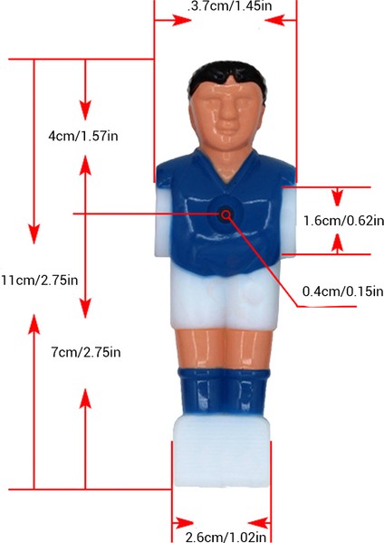 4 Adet Plastik Masa Üstü Futbol Oyuncusu Futbol Oyuncusu Futbol Oyunları Mini Insanımsı Bebek (Yurt Dışından) fırsatları