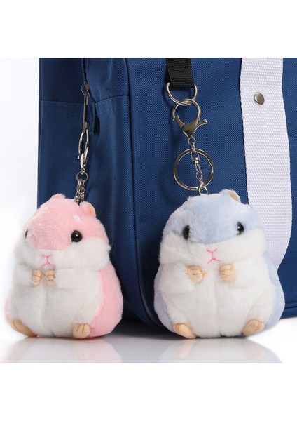 Sevimli Peluş Hamster Bebek Anahtarlık Peluş Hayvanlar Anahtarlık Charm Çanta Kolye (Yurt Dışından) indirimleri