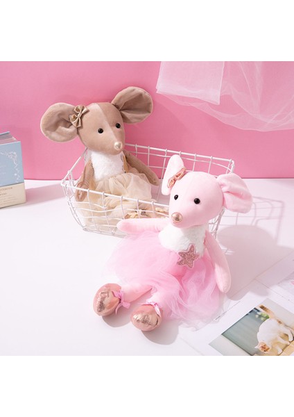 45CM Sevimli Bale Faresi Peluş Oyuncaklar Güzel Giyinme Giysileri Hayvan Fare Bebekleri Doğum Günü Hediyeleri (Yurt Dışından) fırsatları