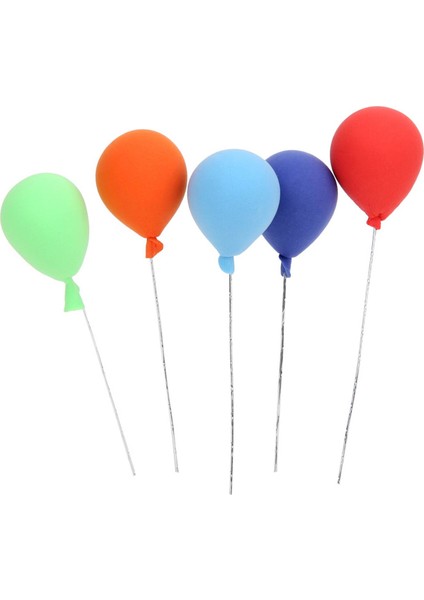 8 Adet Dekoratif Balon 1:12 Bebek Evi Bahçe Reçine Balonu Dekorasyon Için (Yurt Dışından) fırsatları