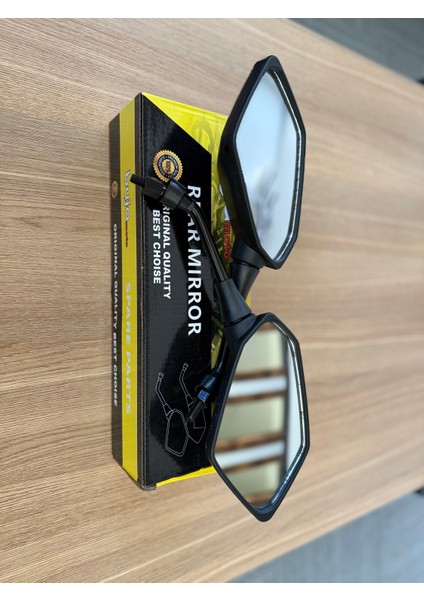 Bujamoto 8mm Motosiklet Aynası - Premium Kalite - Touring Ayna