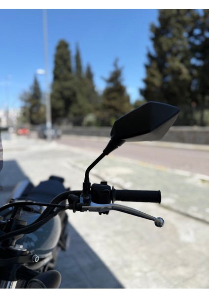 Bujamoto 8mm Motosiklet Aynası - Premium Kalite - Touring Ayna fırsatları
