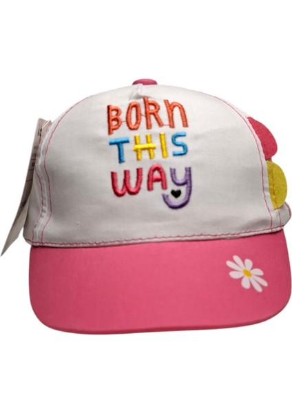 Spteks Kitti 0-18 Aylık Kız Bebek Beyaz Renk Baskı ve Nakış Figürlü Yazlık Kep Şapka modelleri