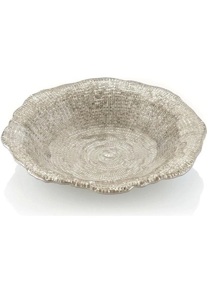 Dıamante Çukur Tabak Bej 24 cm
