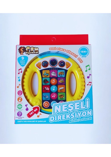 Neşeli Türkçe Direksiyon Kutulu (Sarı)