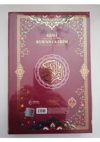 Gizli Kuran-I Kerim Elmalılı Hamdiyazır Meali Transkriptli Türkçe Okunuş Orta Boy fiyatları