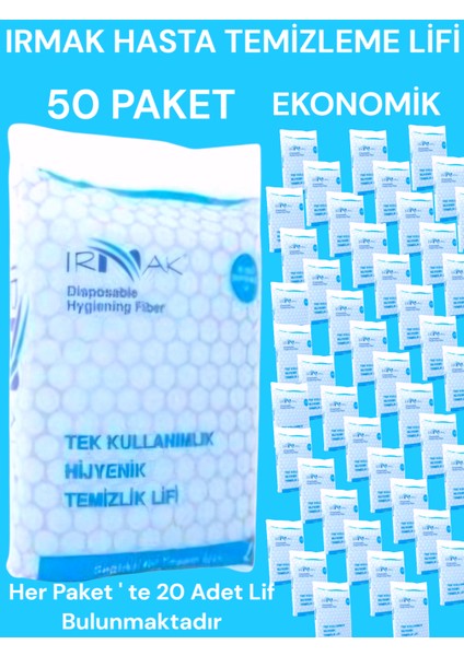 Hasta Temizleme Lifi 50 Paket indirimleri
