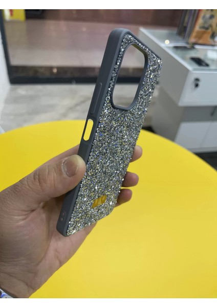 Xiaomi Redmi Note 13 Pro 4g Uyumlu Taşlı Premium Silver Kılıf fiyatları