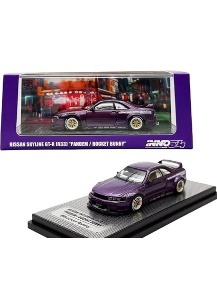 Nissan Skyline GT-R(R33) Pandem / Rocket Bunny 1/64 Model Araba fiyatları
