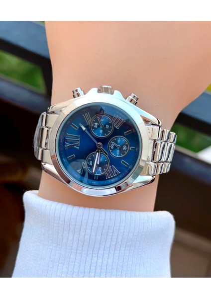 Gümüş Renk Mkrs Modeli Çelik Kordon Kadın Kol Saati modelleri